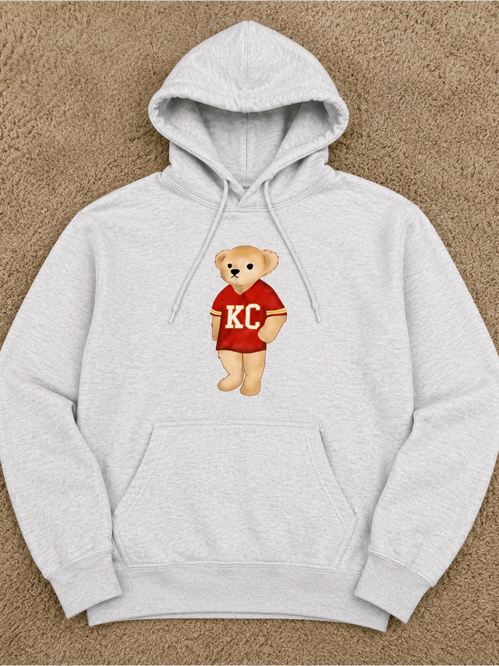 Maddy Jae Light Gray Kansas City Hoodie